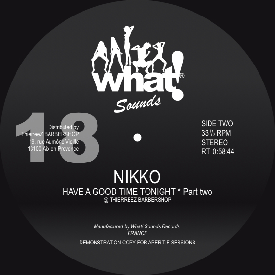 APERITIF NUMBER 18 LIVE DEEP/TECH @ THIERREEZ BARBERSHOP ( MIXED BY NIKKO )